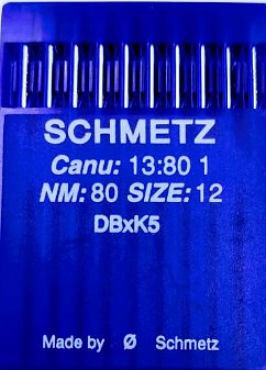 Иглы для промышленных машин Schmetz DBxK5 №80
