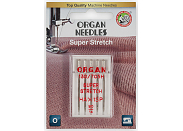Иглы для швейных машин Organ №90 для эластичных тканей в блистере
