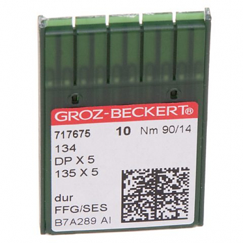 Иглы для промышленных машин Groz-Beckert DPx5/134 FFG/SES №90